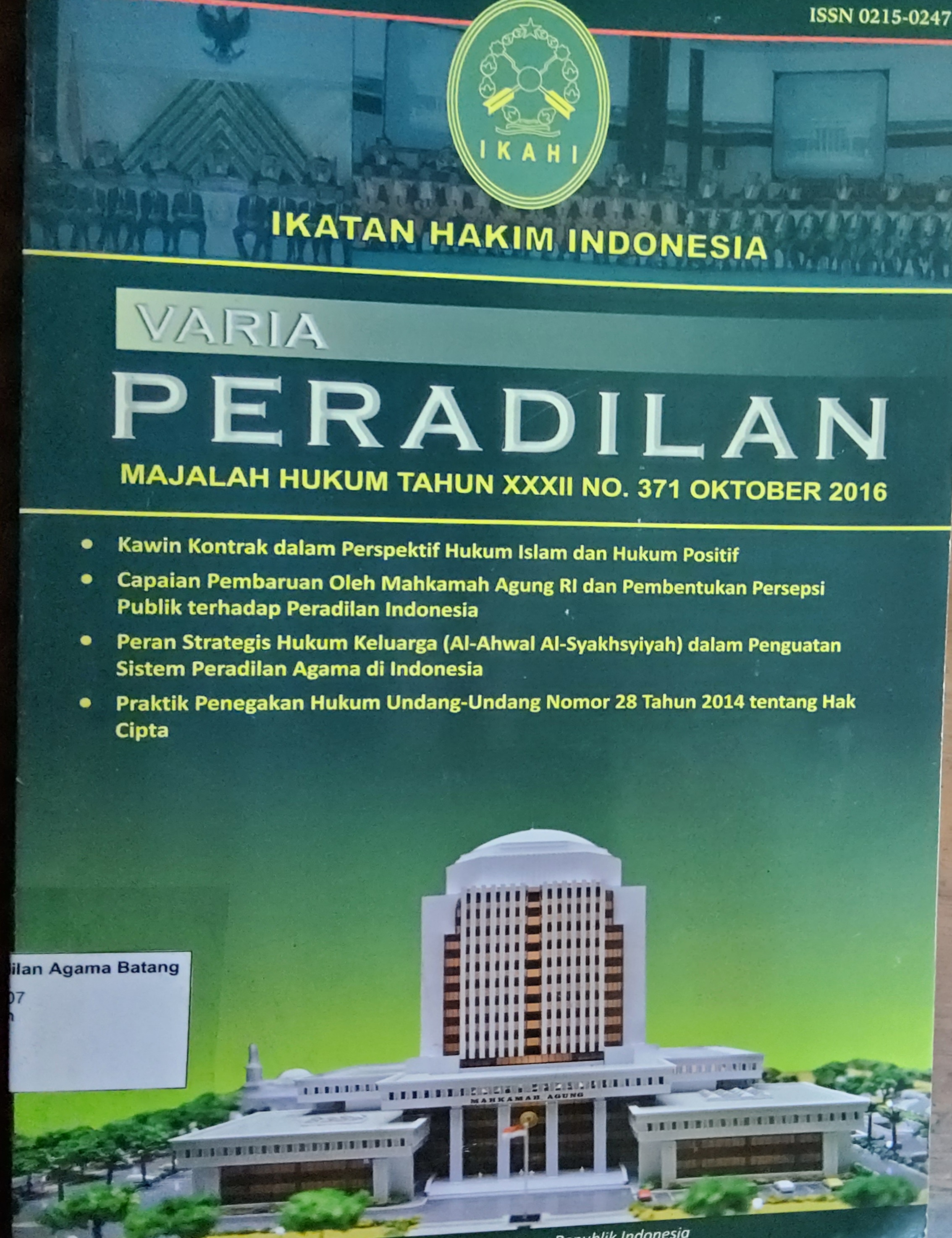 VARIA PERADILAN