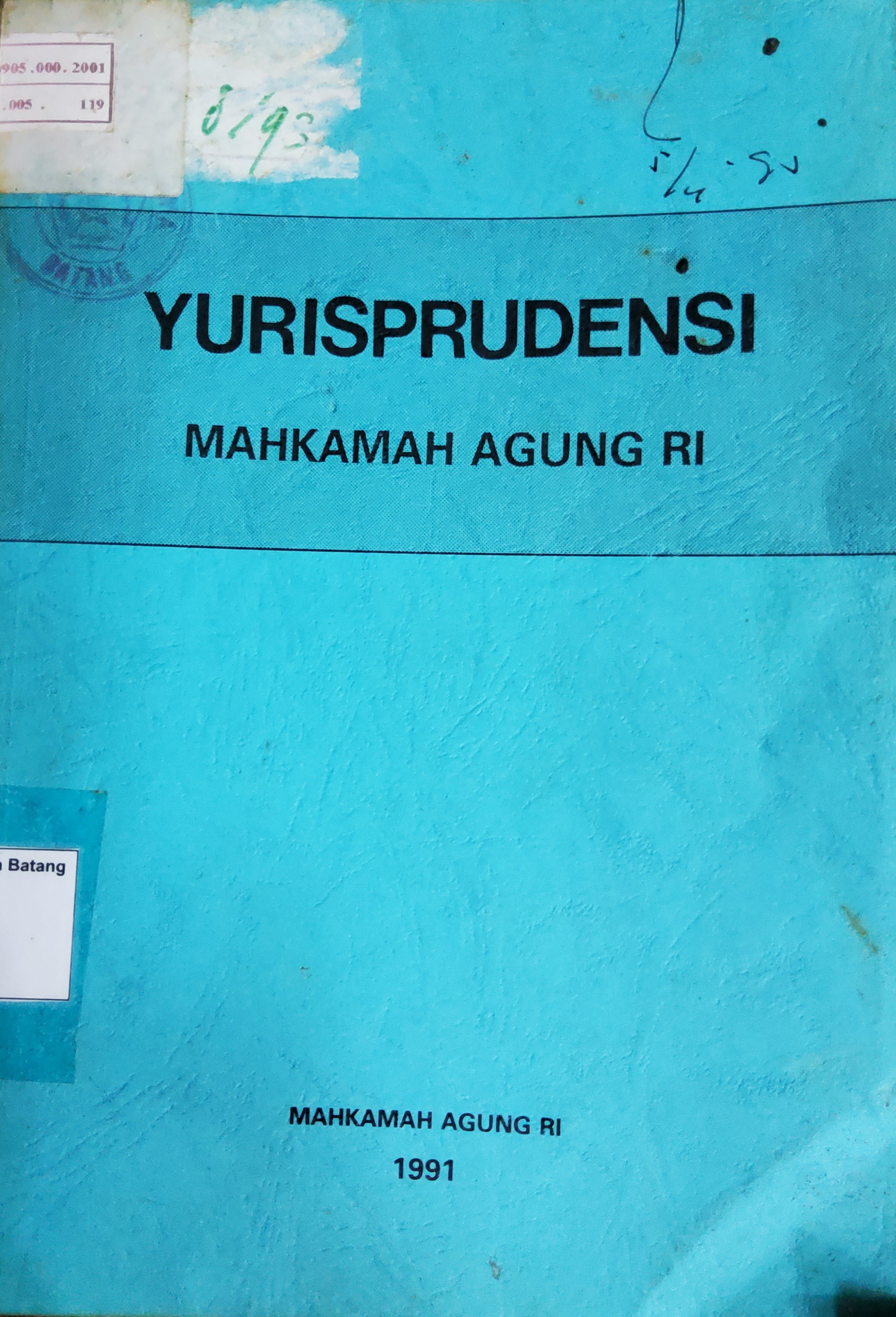 YURISPRUDENSI MAHKAMAH AGUNG RI