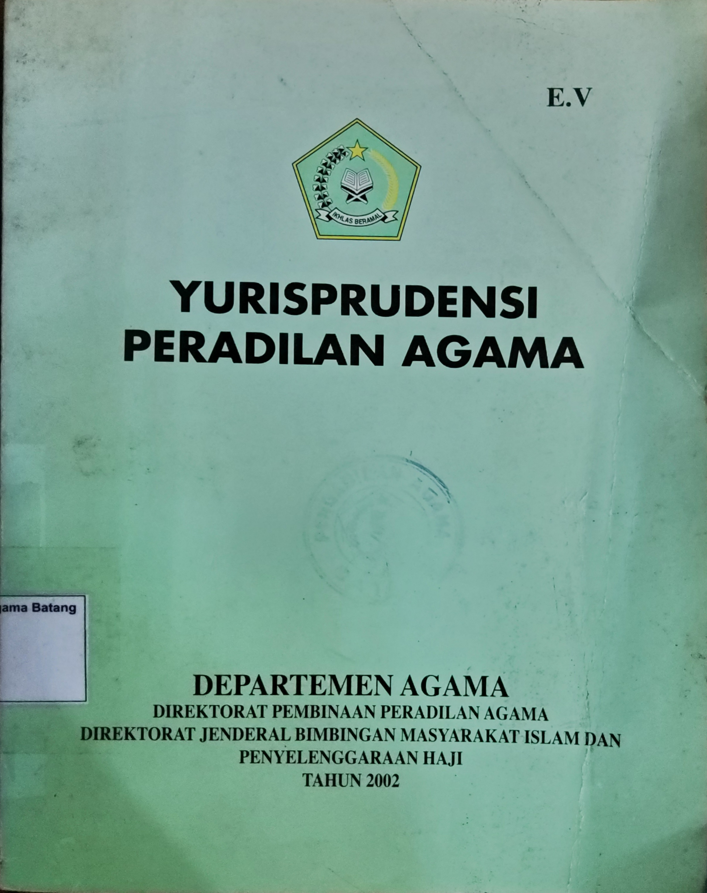YURISPRUDENSI PERADILAN AGAMA