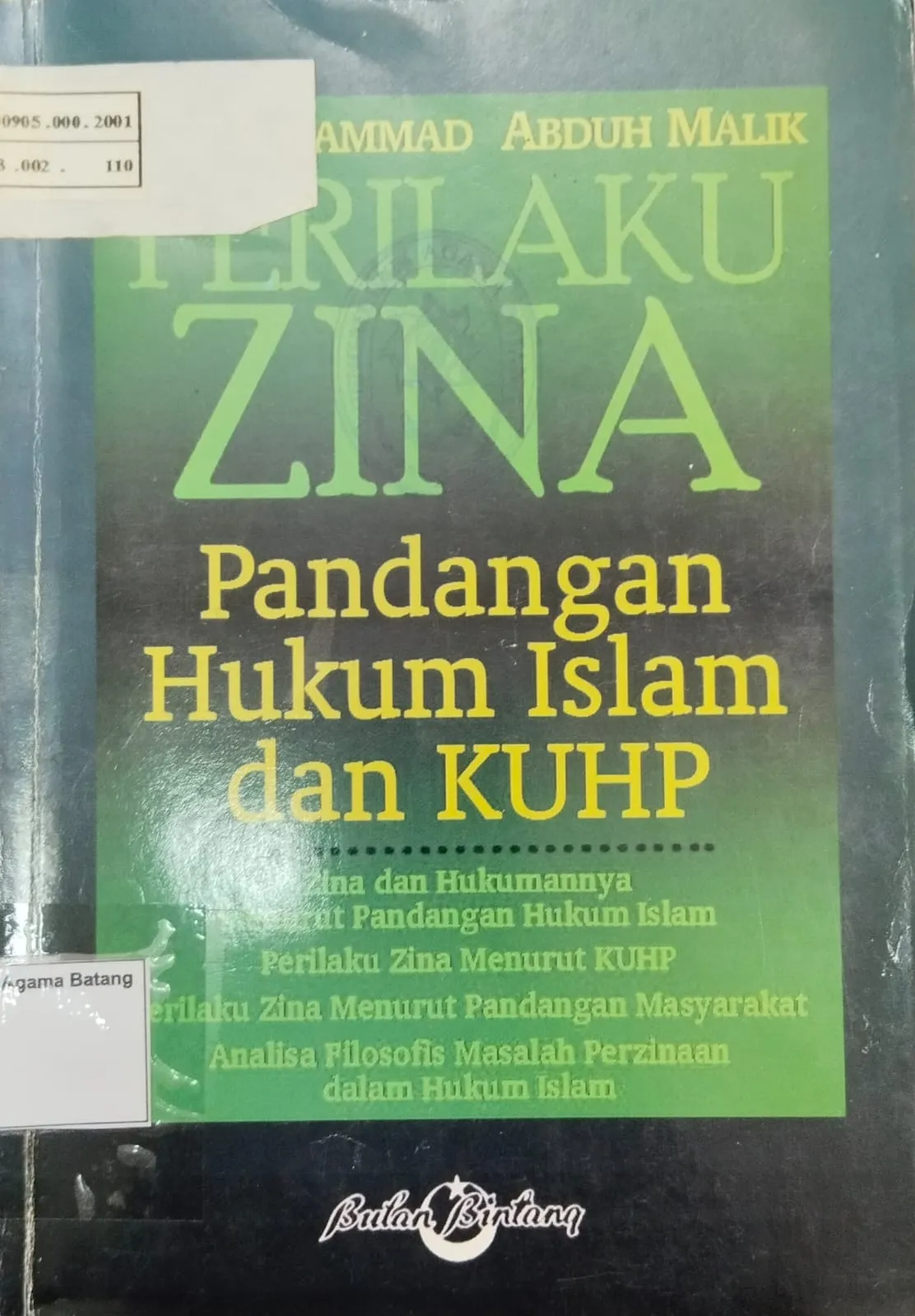 PERILAKU ZINA PANDANGAN HUKUM ISLAM DAN KUHP