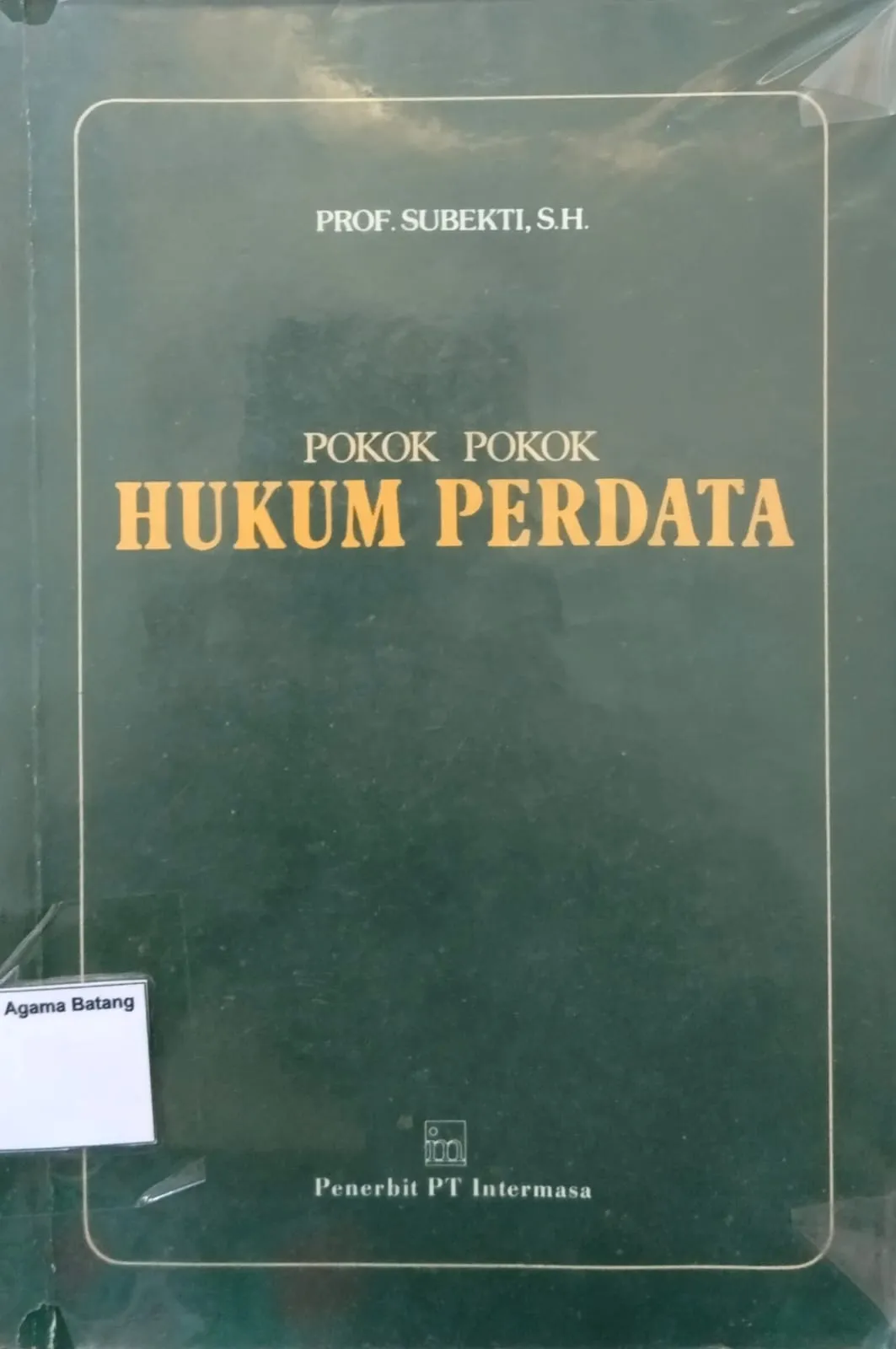 POKOK-POKOK HUKUMPERDATA
