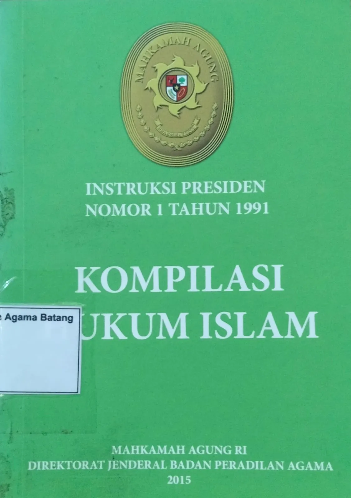 KOMPILASI HUKUM ISLAM