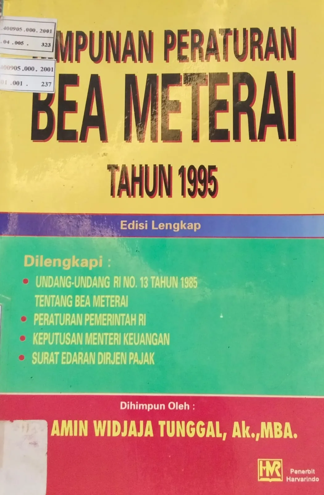 HIMPUNAN PERATURAN BEA METERAI TAHUN 1995