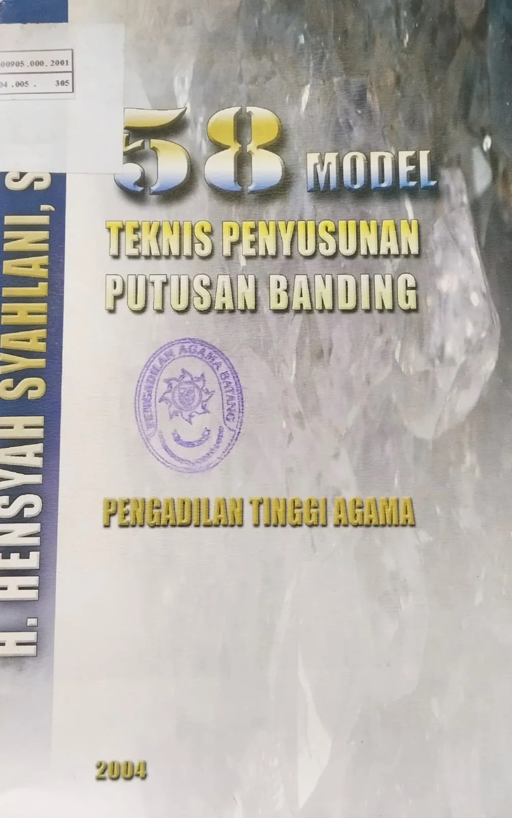 58 MODEL TEKNIS PENYUSUNAN PUTUSAN BANDING