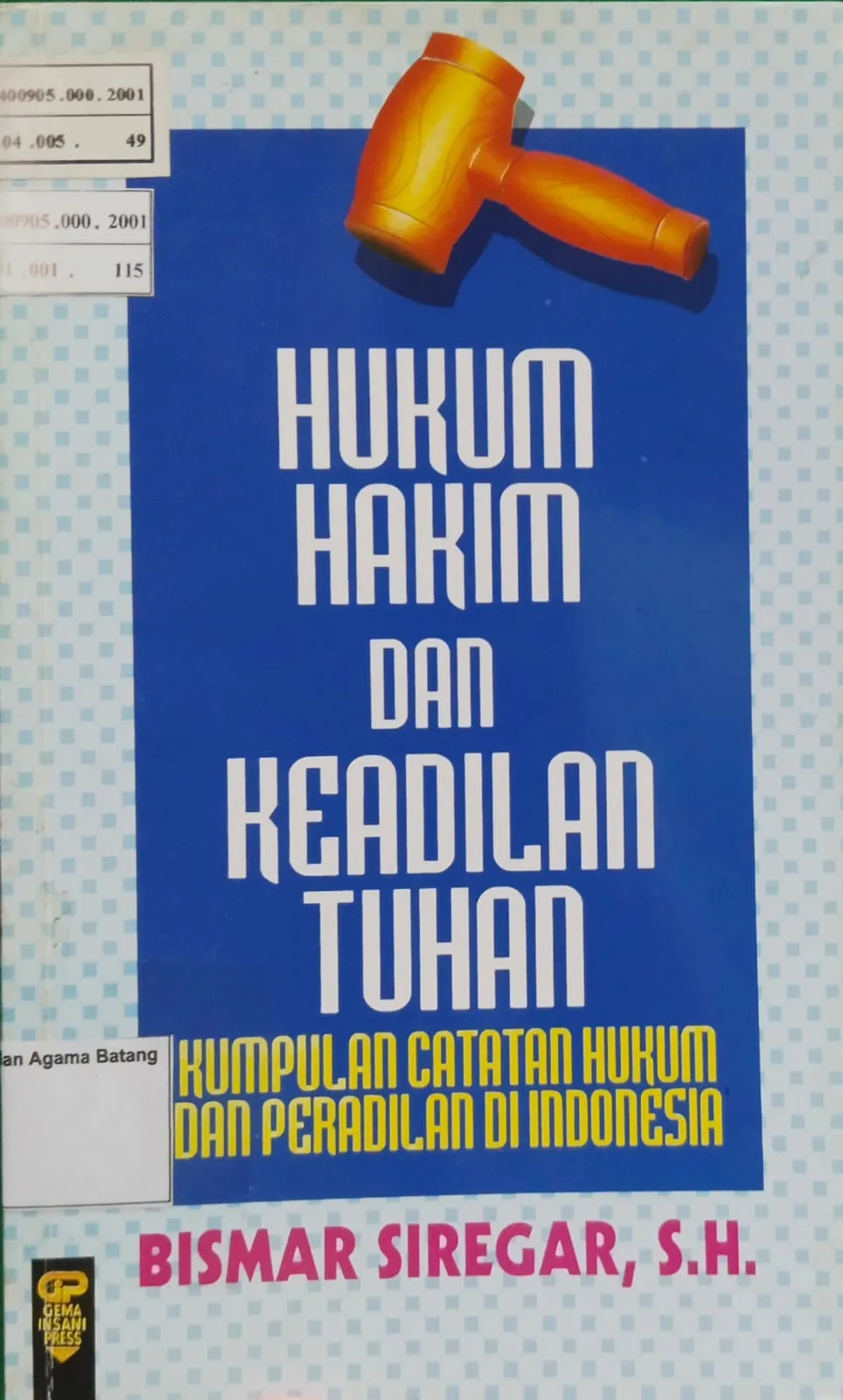 HUKUM HAKIM DAN KEADILAN TUHAN