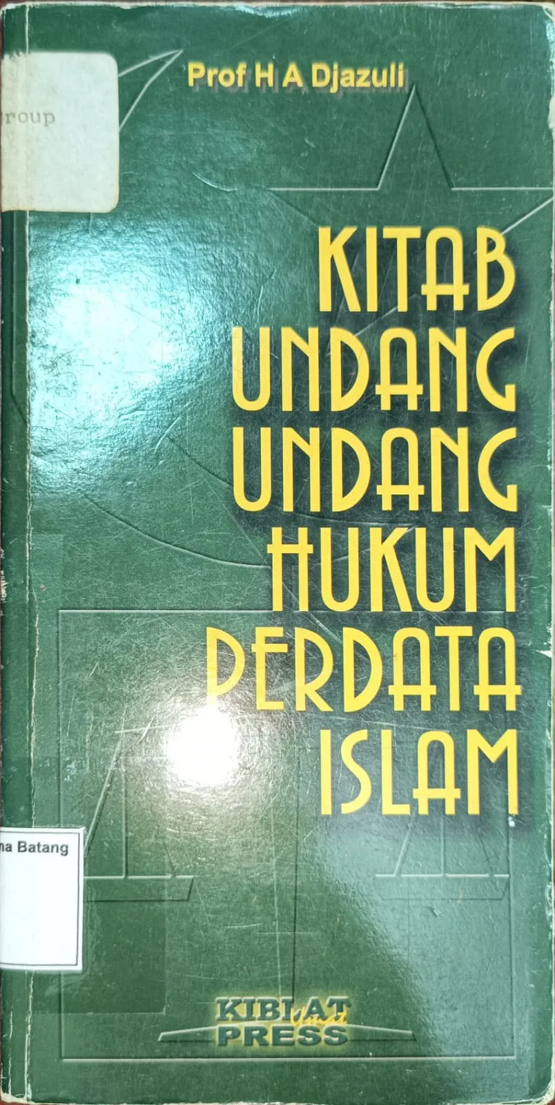 KITAB UNDANG-UNDANG HUKUM PERDATA ISLAM