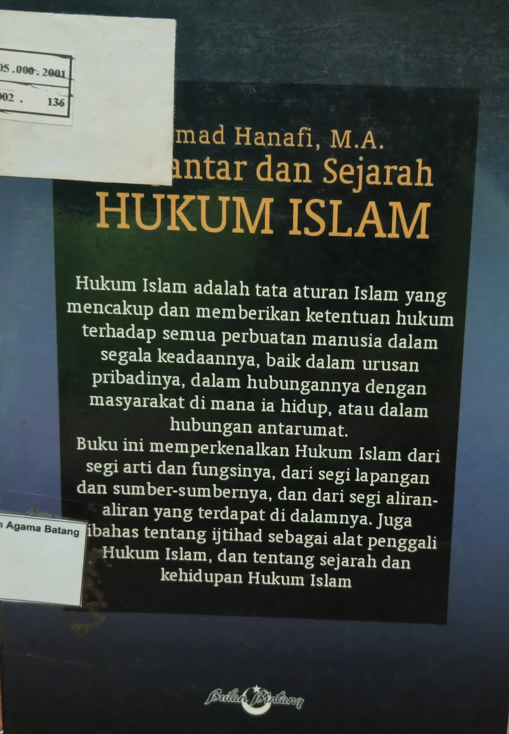 PENGANTAR DAN SEJARAH HUKUM ISLAM