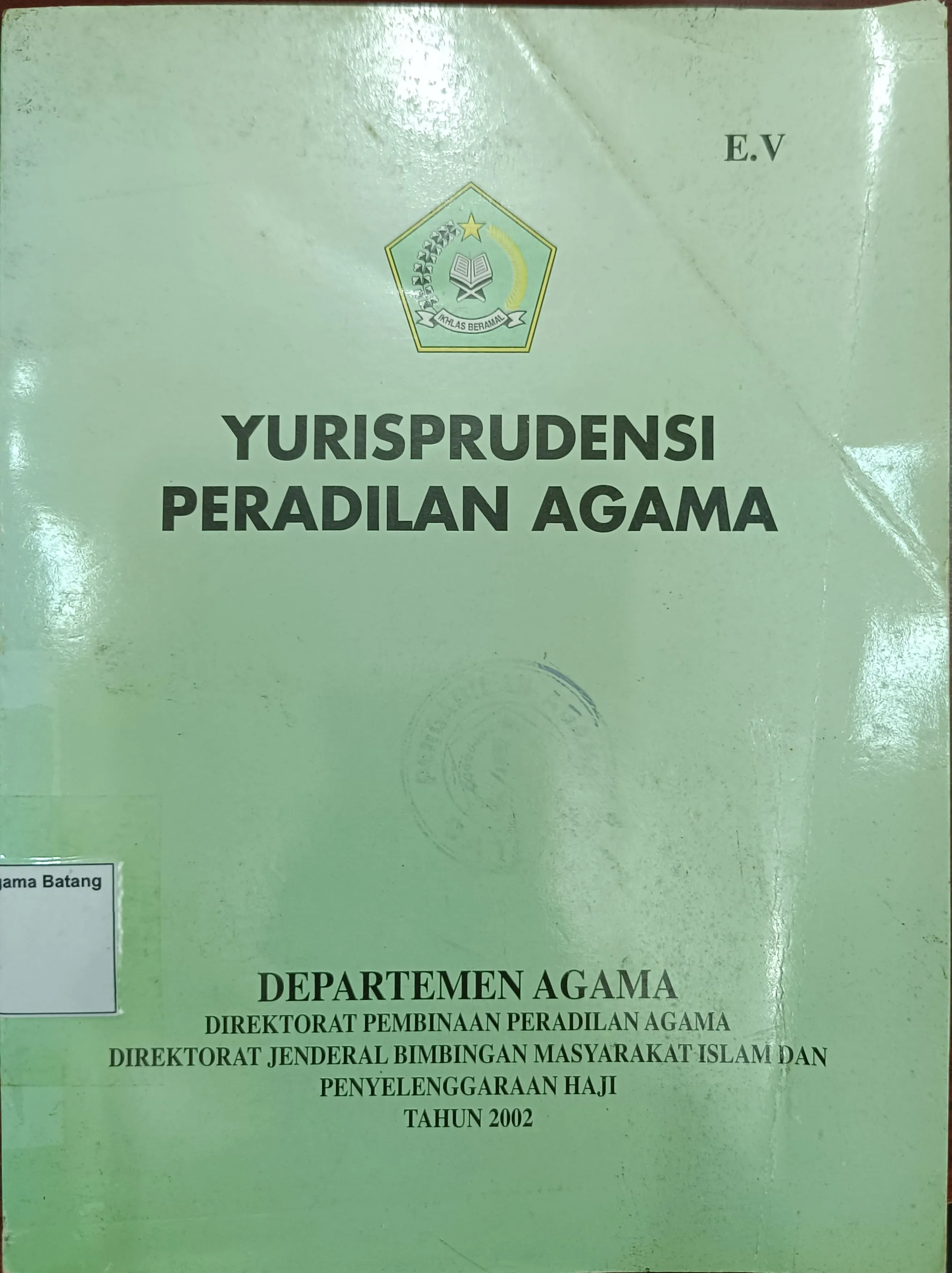 YURISPRUDENSI PERADILAN AGAMA
