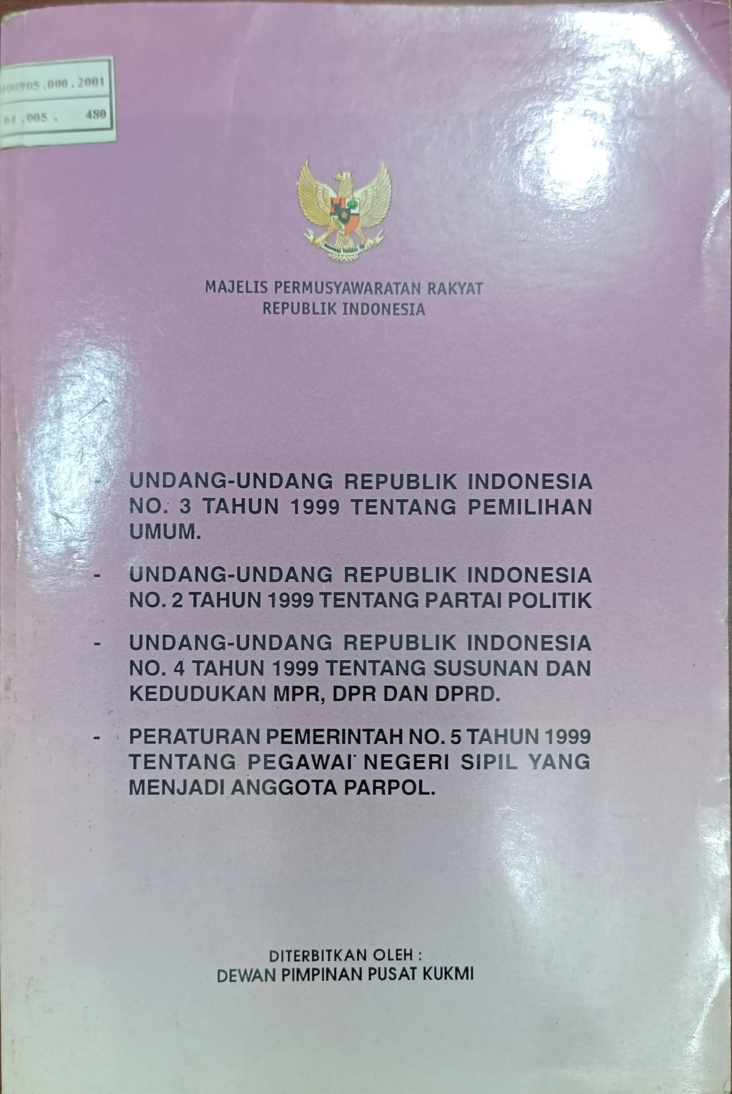 MAJELIS PERMUSYAWARATAN RAKYAT REPUBLIK INDONESIA