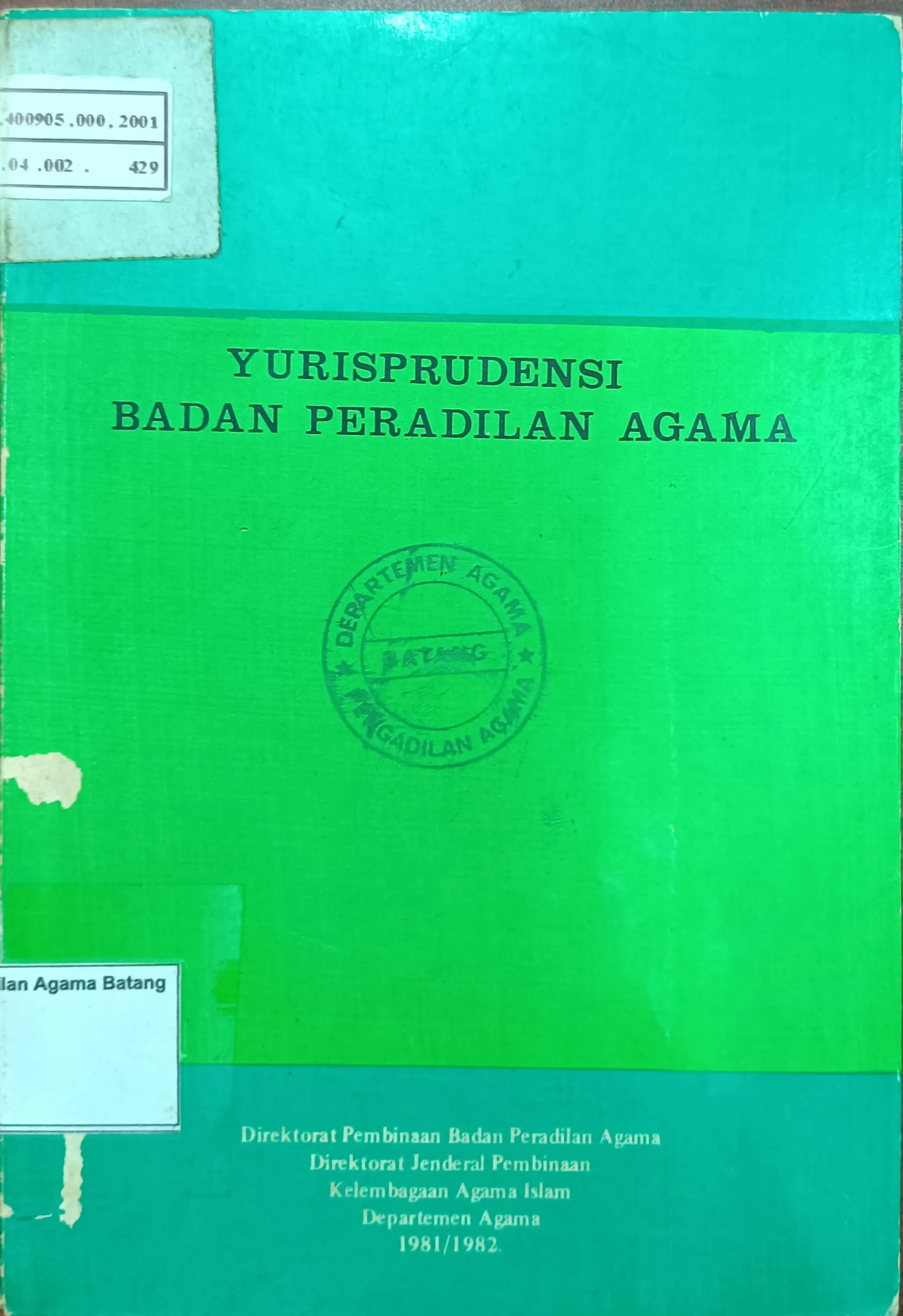 YURISPRUDENSI BADAN PERADILAN AGAMA